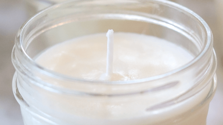 DIY soy candles with essential oils