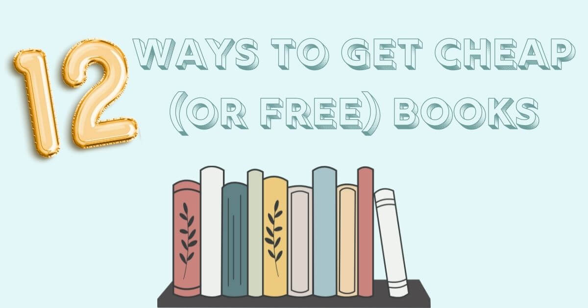 12 ways to get cheap (or free) books