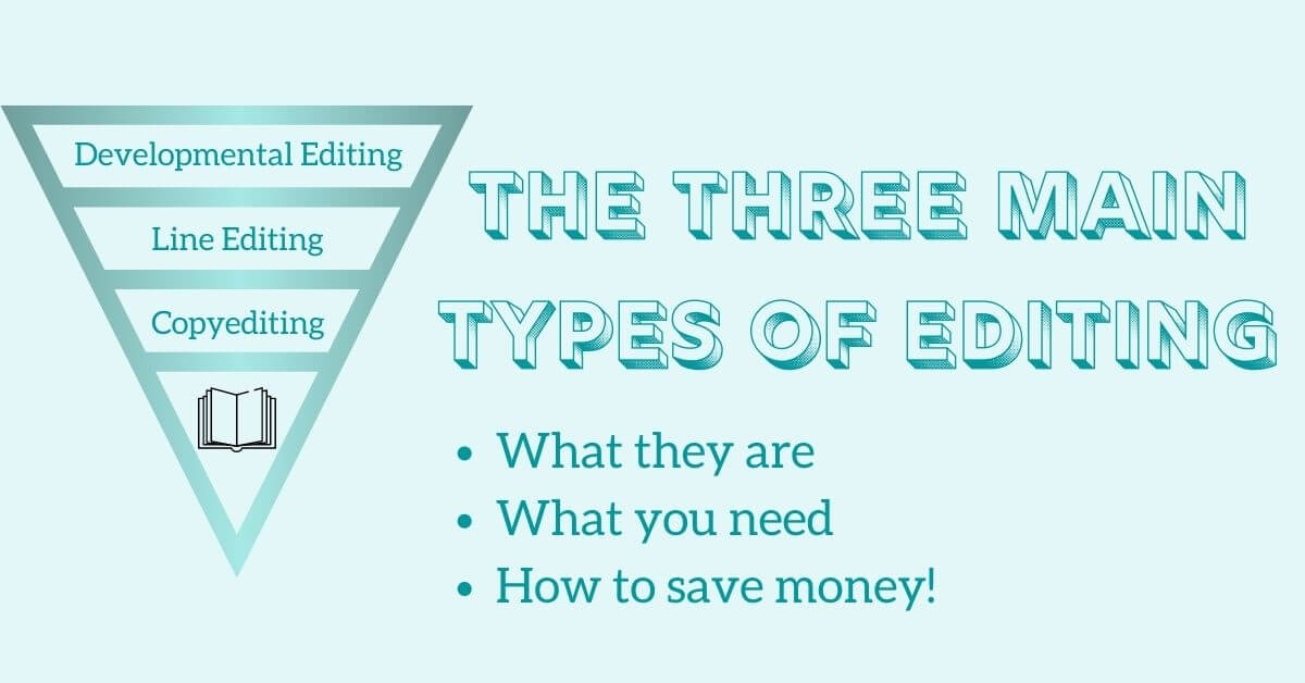 the three types of editing: developmental, line, copyediting